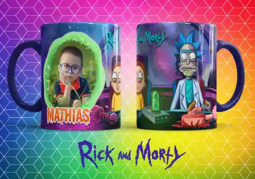 vectores plantilas RICK Y MORTY,CARICATURA,NIñO,SERIE,MARCO,